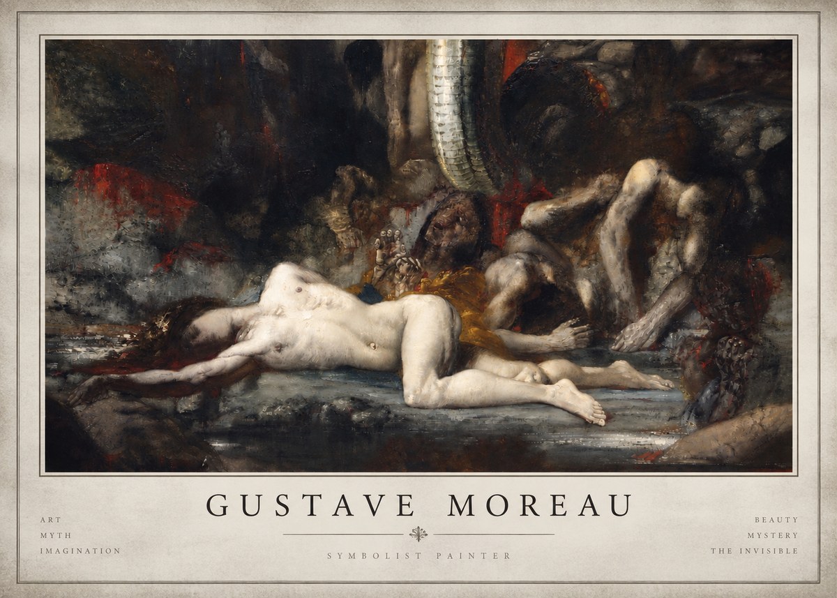 Gustave Moreau Despair No3 - Poszter