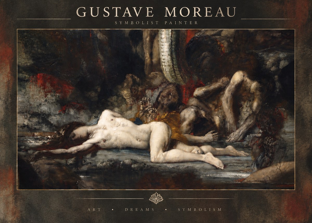 Gustave Moreau Despair No5 - Poszter