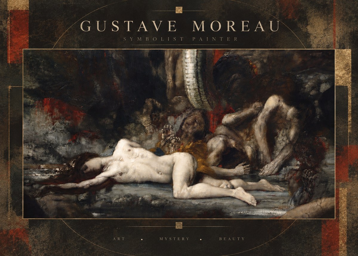 Gustave Moreau Despair No6 - Poszter