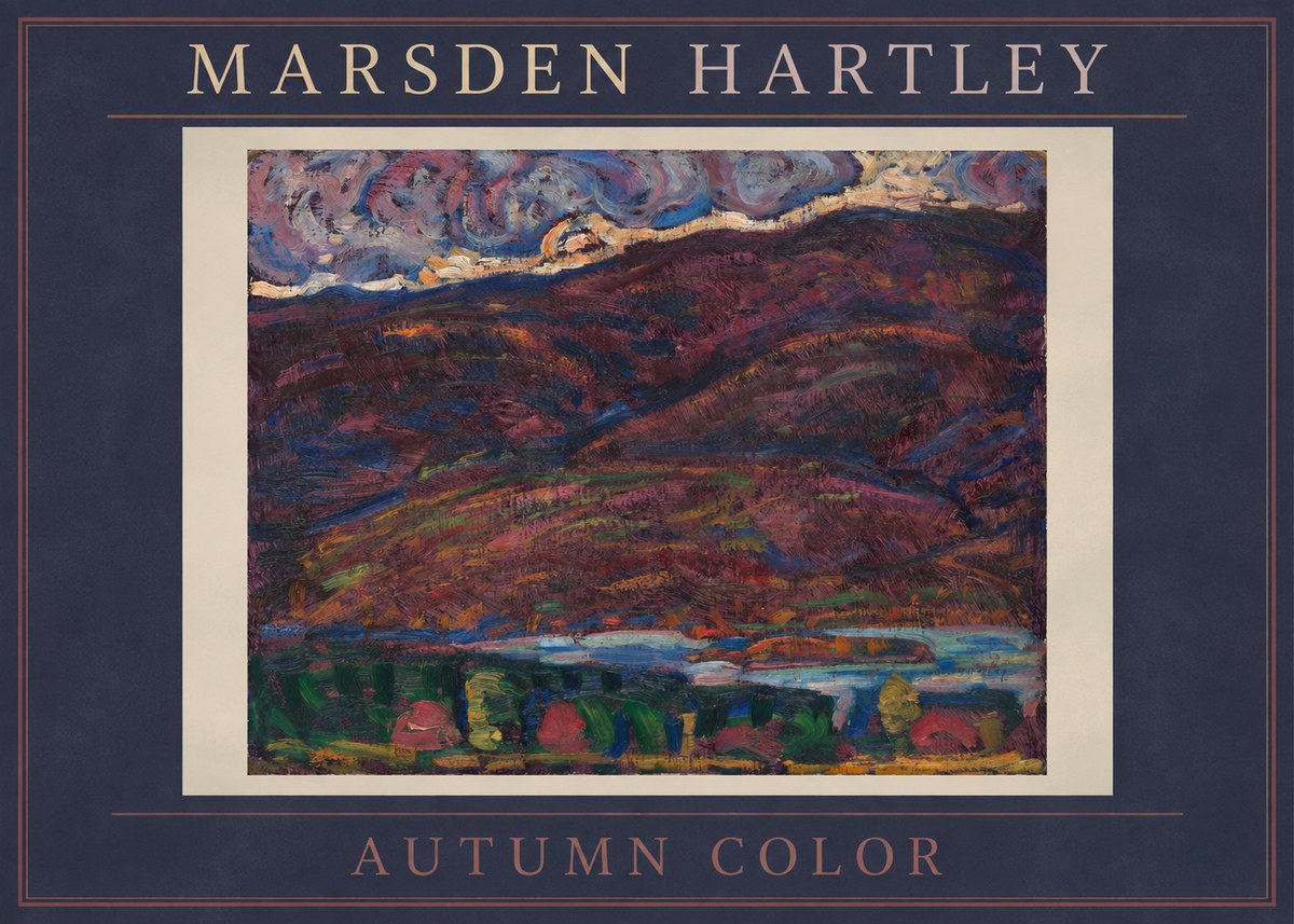 Marsden Hartley Autumn Color No2 - Poszter