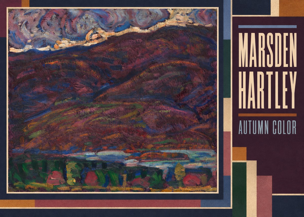 Marsden Hartley Autumn Color No4 - Poszter