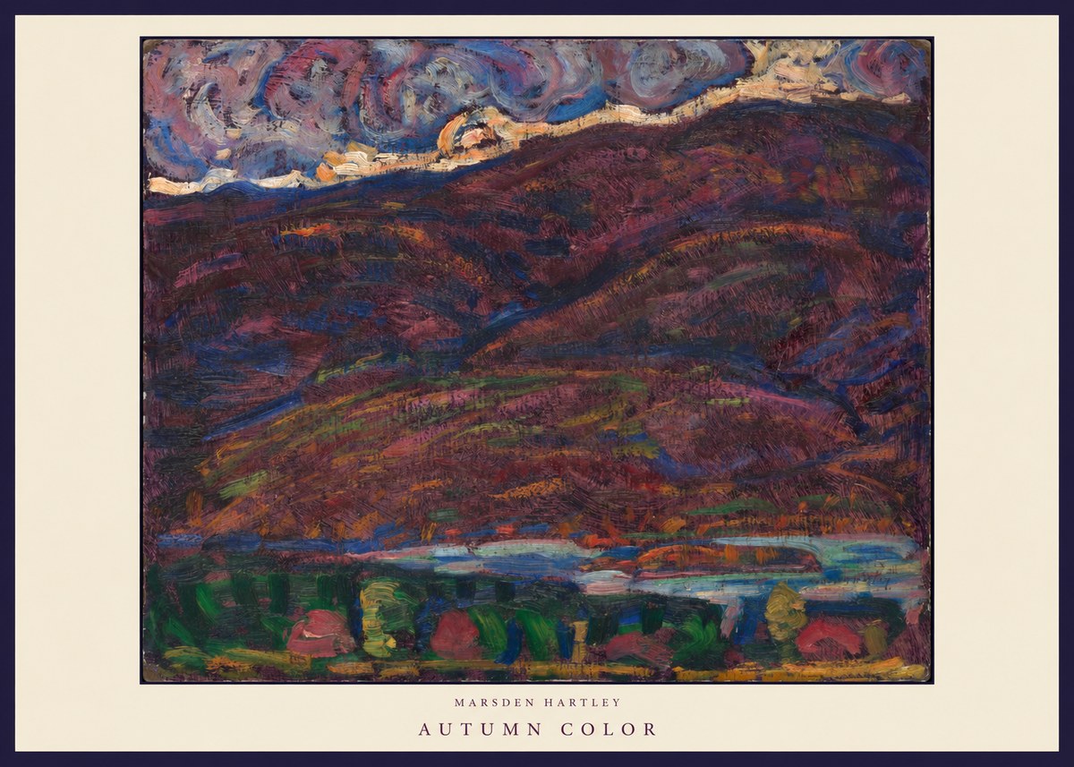 Marsden Hartley Autumn Color No6 - Poszter