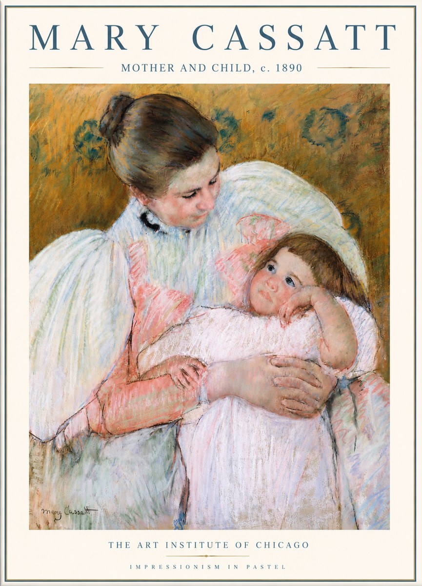 Mary Cassatt Mother and Child VI No3 - Poszter