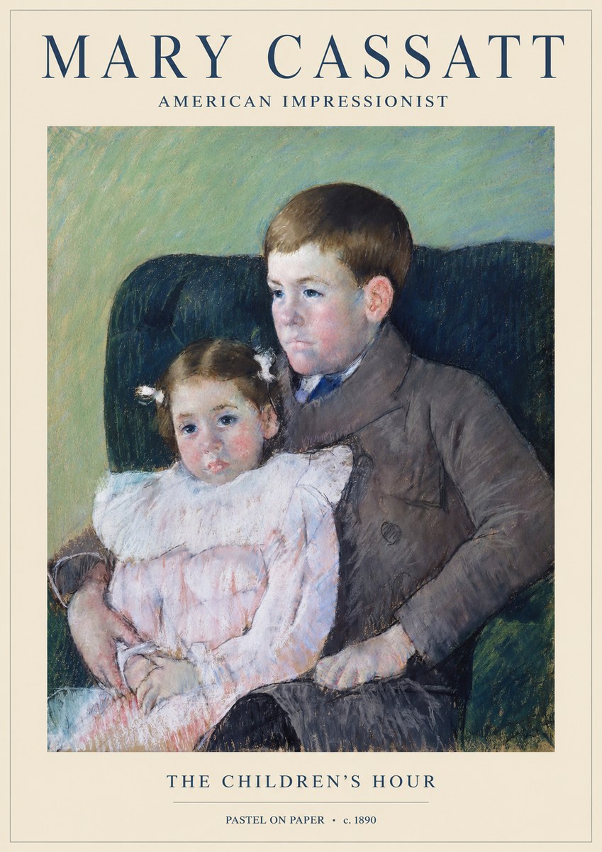 Mary Cassatt The Children's Hour No1 - Poszter
