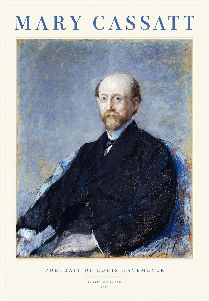 Mary Cassatt Portrait of Louis Havemeyer No1 - Poszter