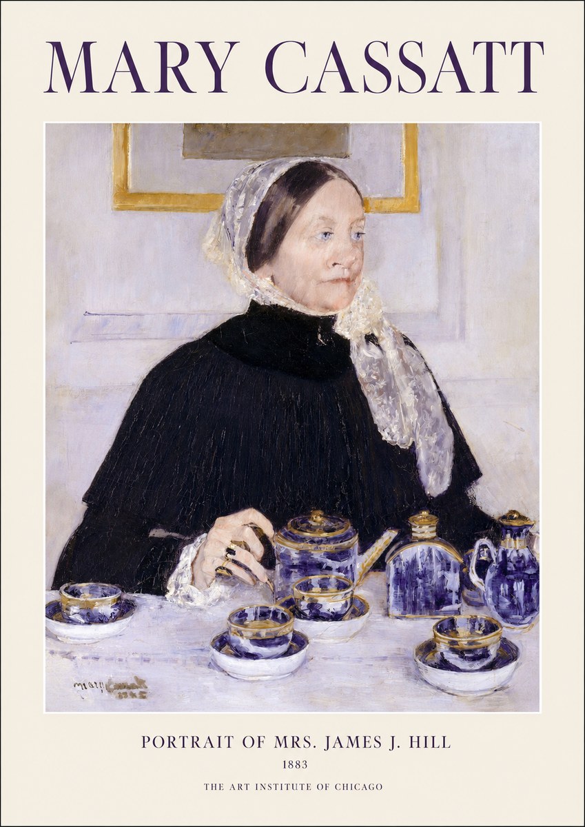 Mary Cassatt Portrait of Mrs. James J. Hill No1 - Poszter