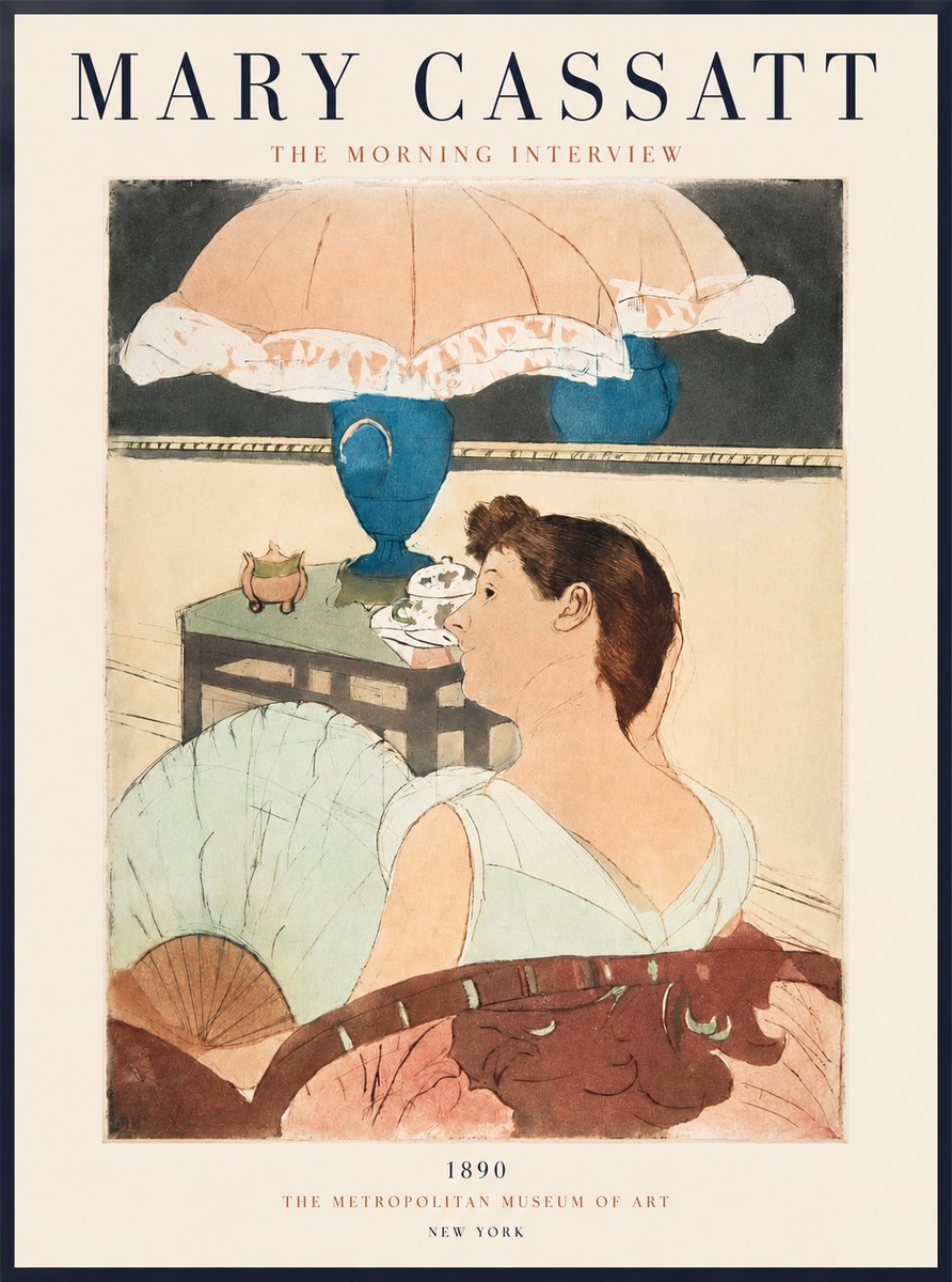Mary Cassatt The Morning Interview No2 - Poszter