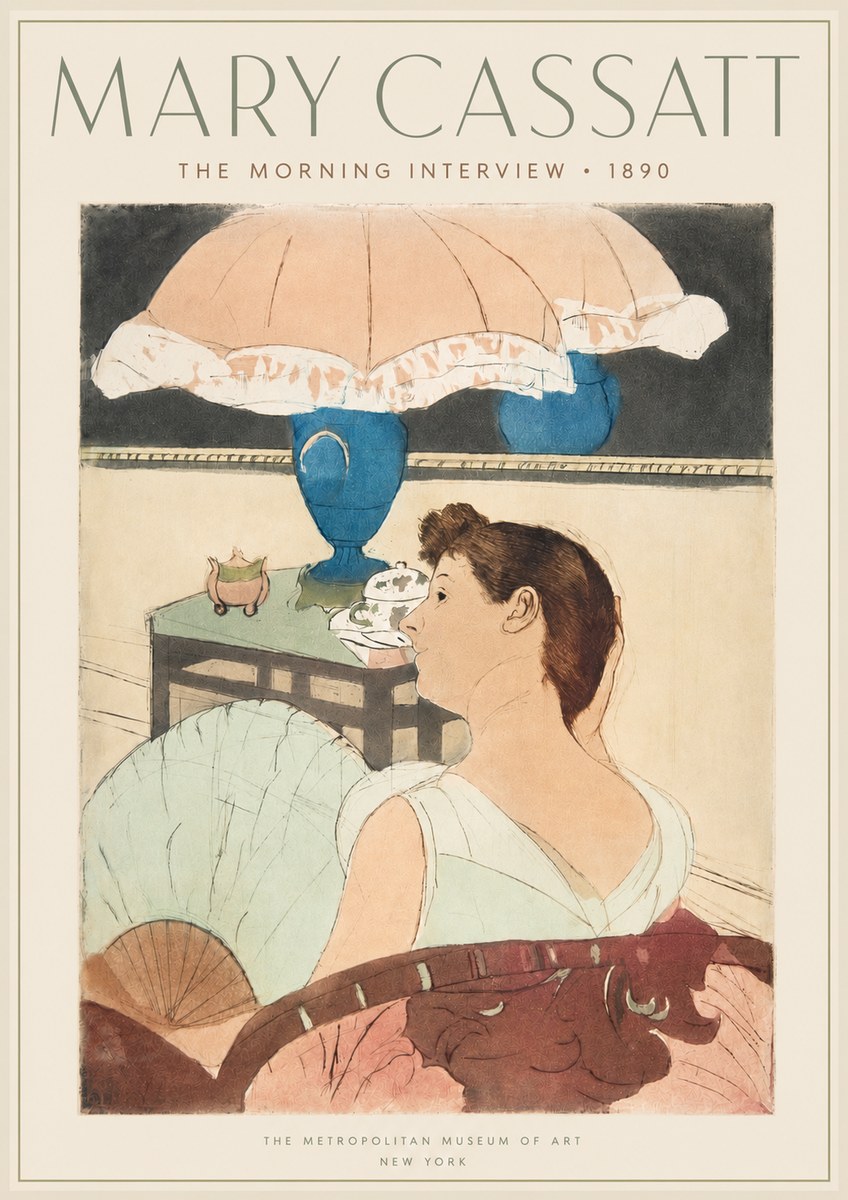 Mary Cassatt The Morning Interview No3 - Poszter