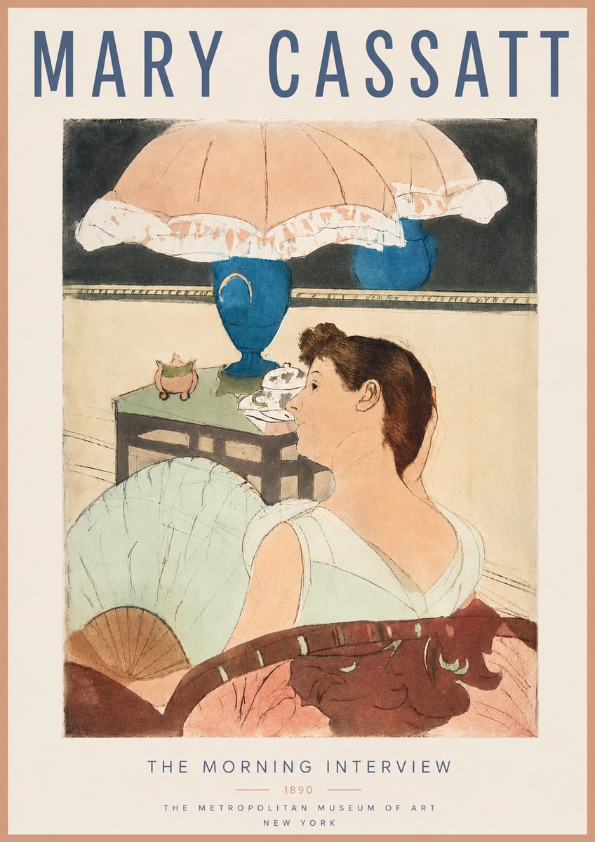 Mary Cassatt The Morning Interview No4 - Poszter