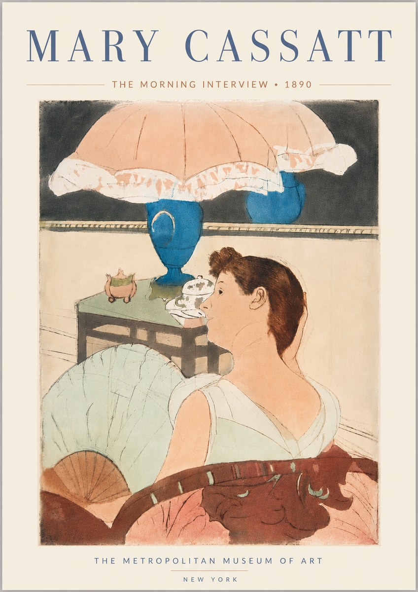 Mary Cassatt The Morning Interview No6 - Poszter