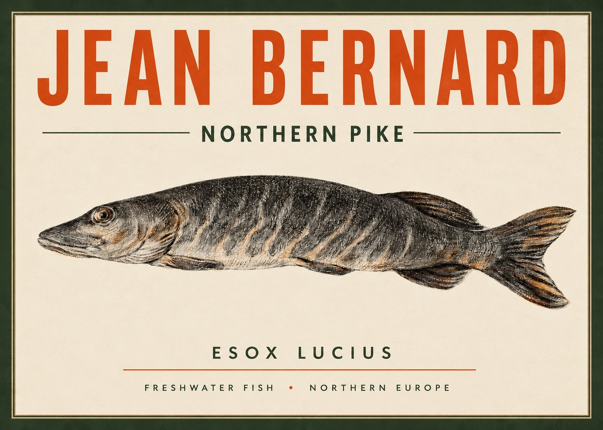 Jean Bernard Australian Lungfish No4 - Poszter