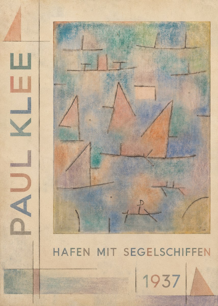 Paul Klee Hafen Mit Segelschiffen No5 - Poszter