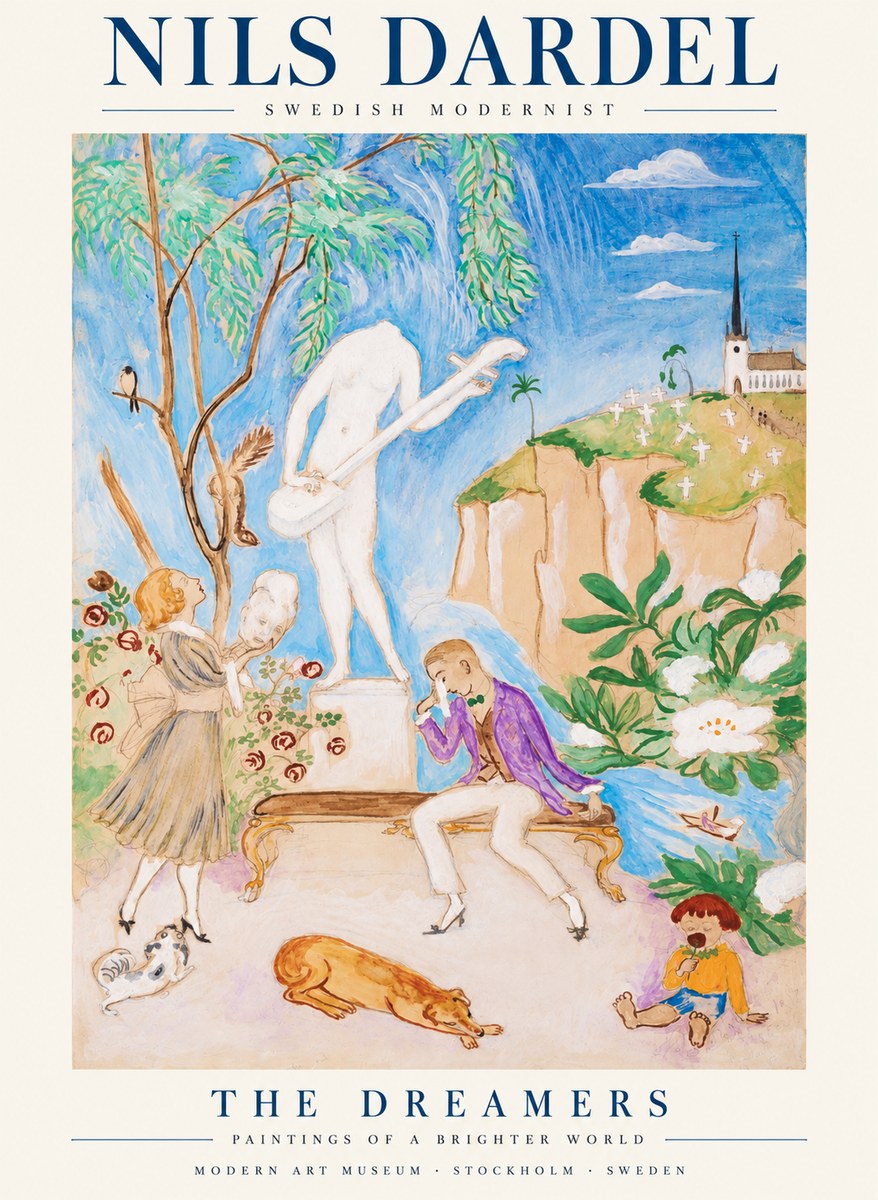 Nils Dardel The Song No2 - Poszter