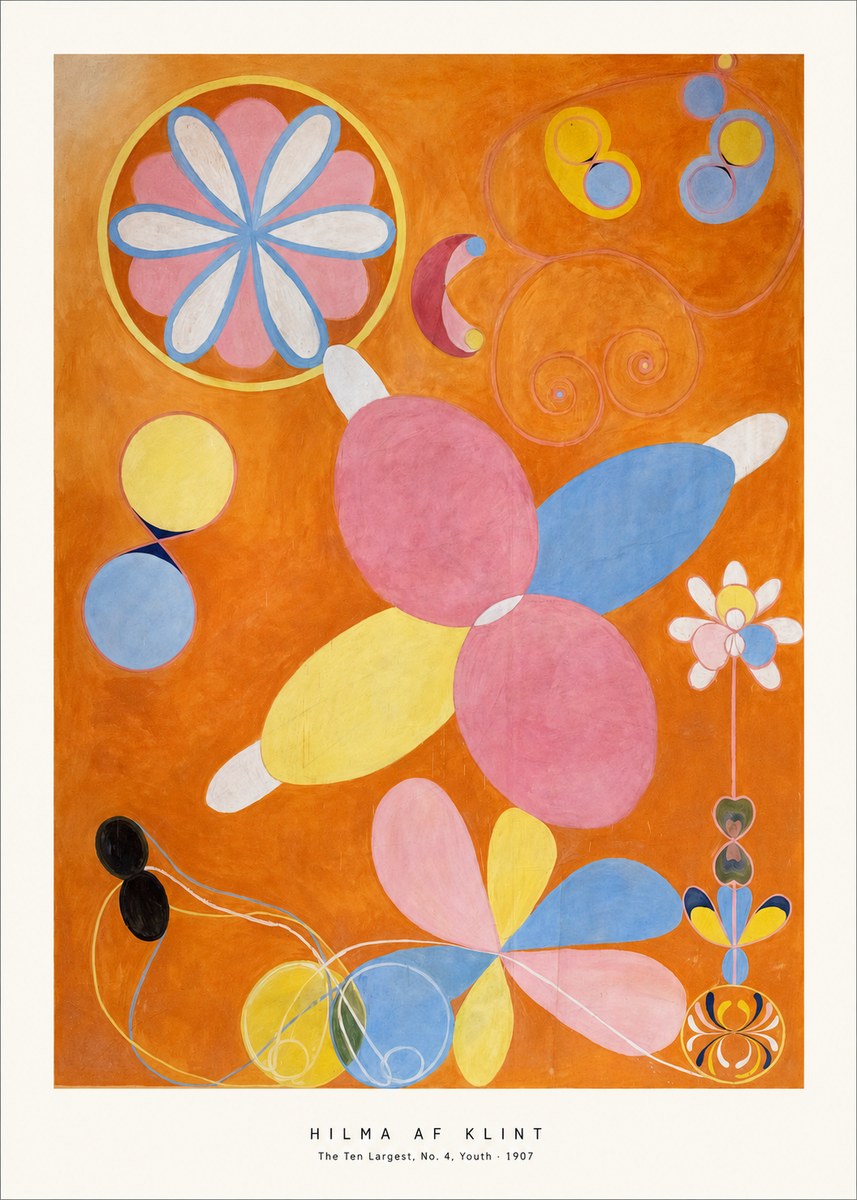 Hilma af Klint The Ten Largest, No. 4, Youth No6 - Poszter
