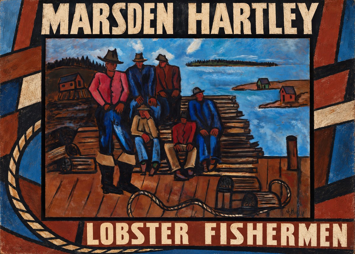 Marsden Hartley Lobster Fishermen I No3 - Poszter