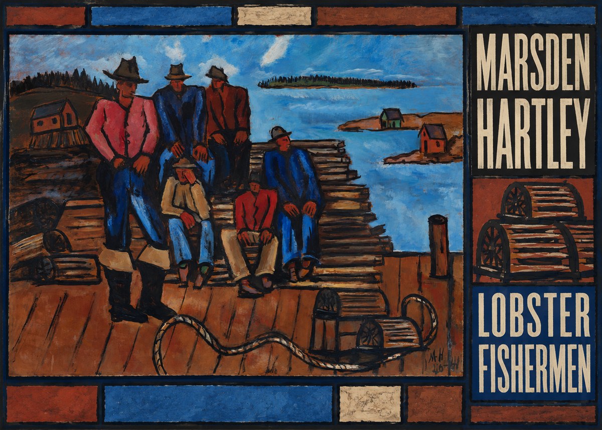 Marsden Hartley Lobster Fishermen I No5 - Poszter
