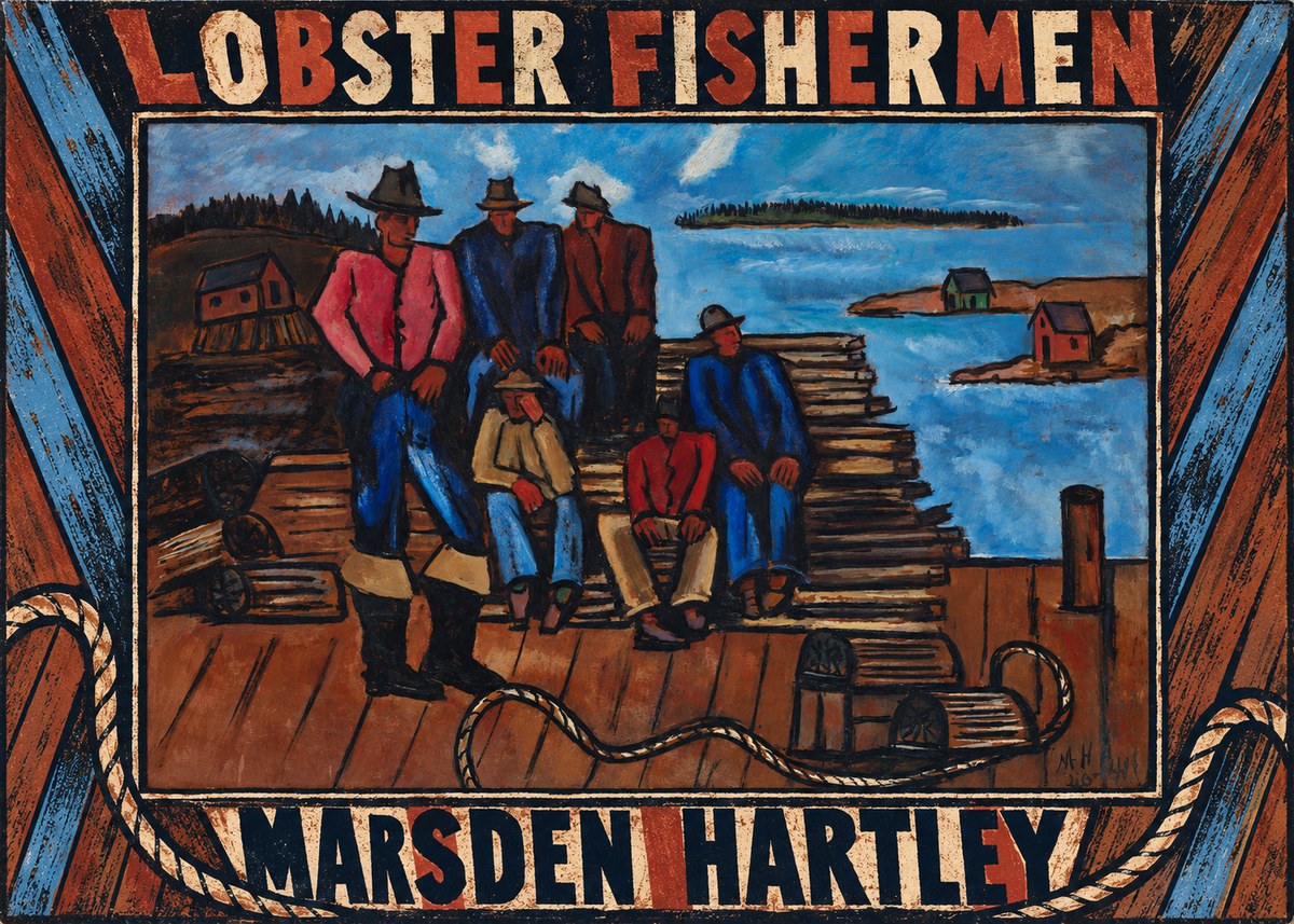 Marsden Hartley Lobster Fishermen I No6 - Poszter