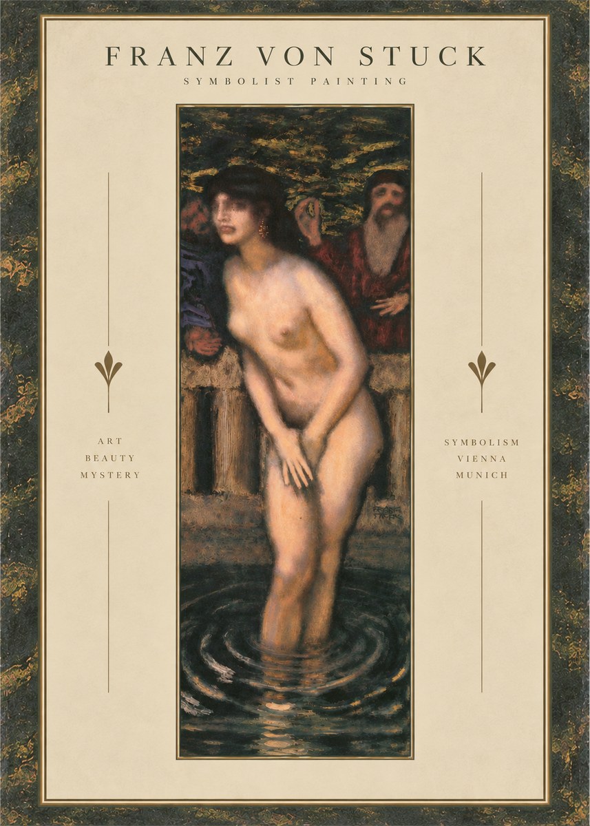 Franz von Stuck Susanna No4 - Poszter