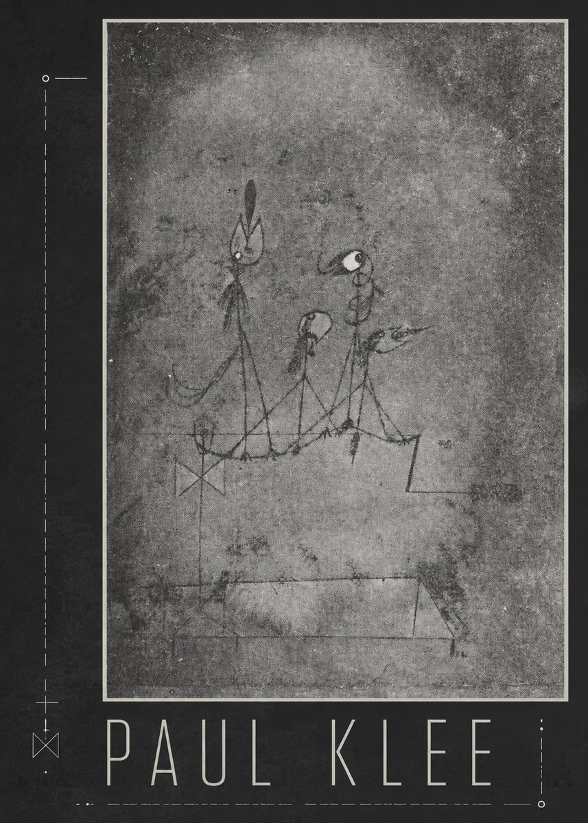 Paul Klee Group of Figures No3 - Poszter
