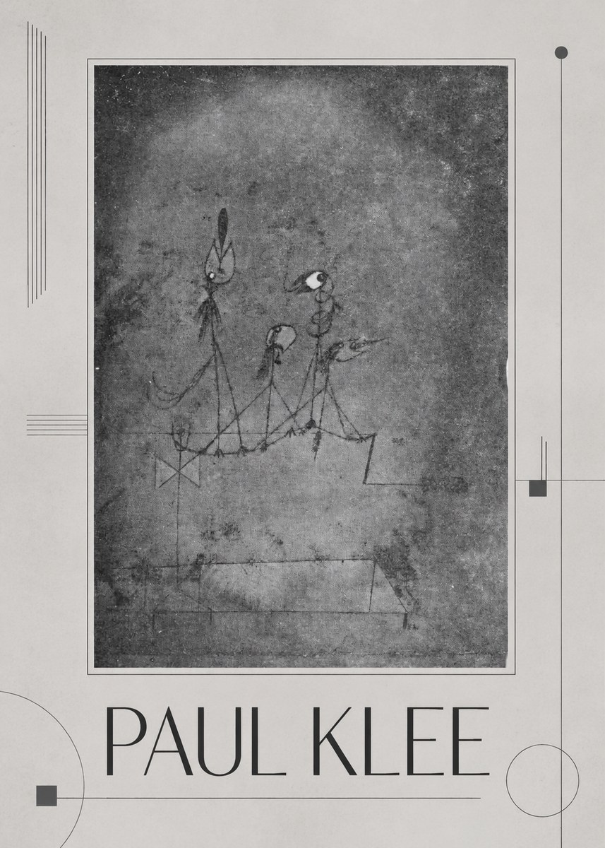 Paul Klee Group of Figures No4 - Poszter