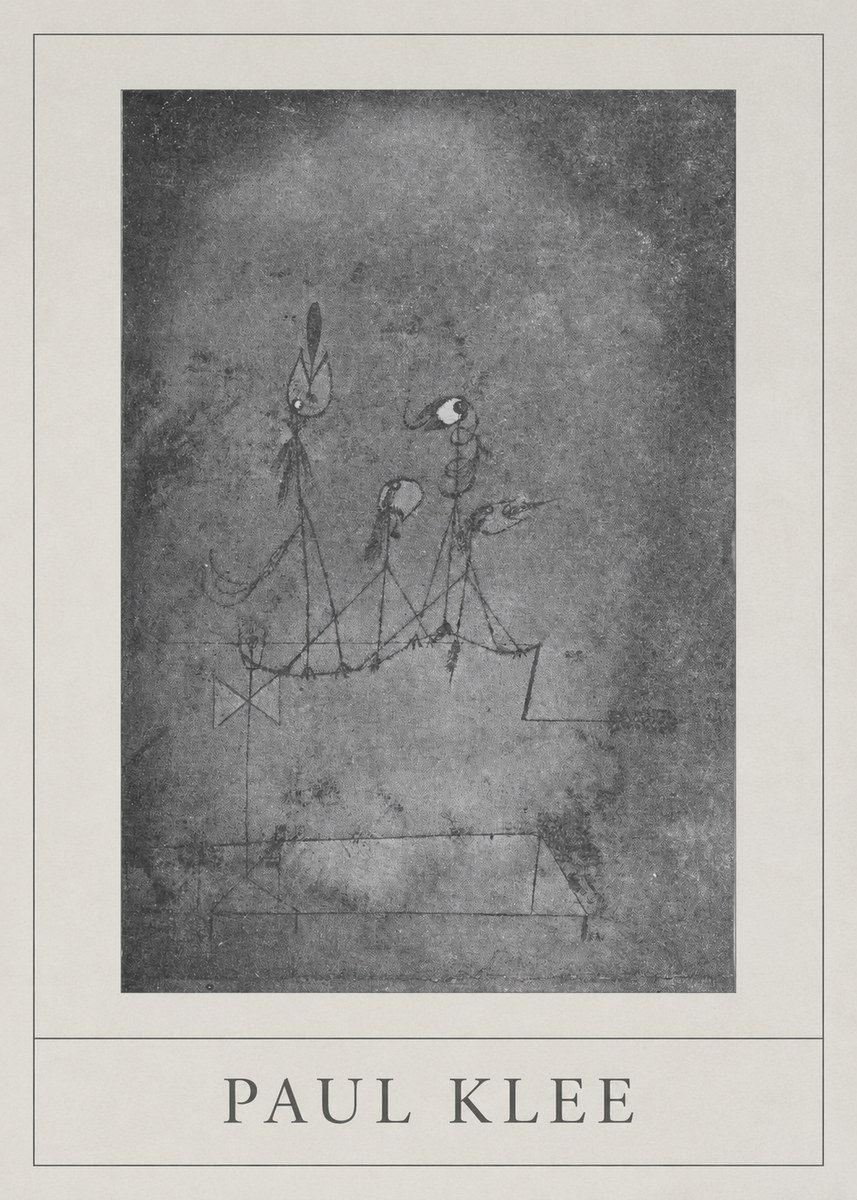 Paul Klee Group of Figures No5 - Poszter