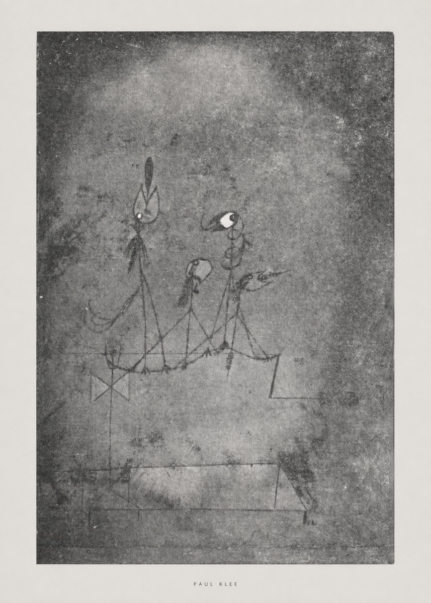 Paul Klee Group of Figures No6 - Poszter