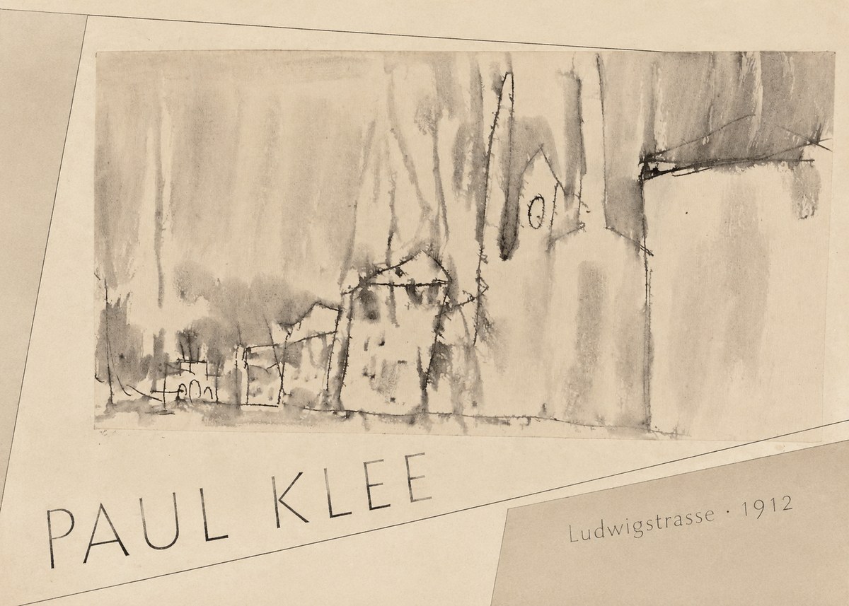 Paul Klee Ludwigstrasse No5 - Poszter
