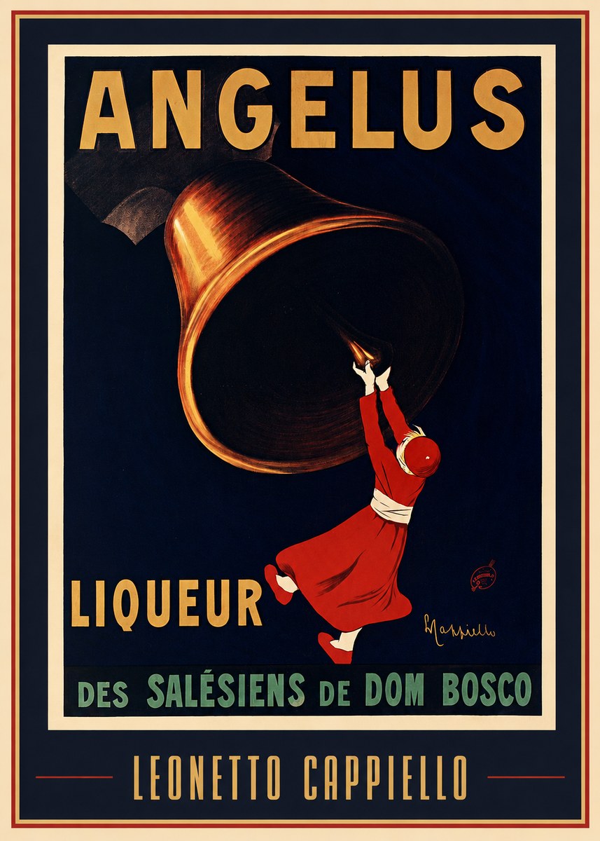 Leonetto Cappiello Angelus Liqueur No1 - Poszter