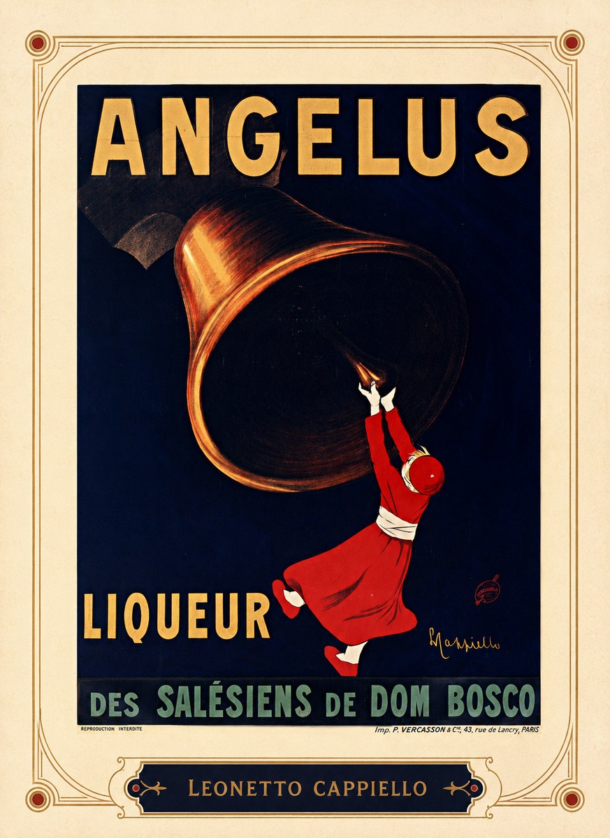 Leonetto Cappiello Angelus Liqueur No6 - Poszter