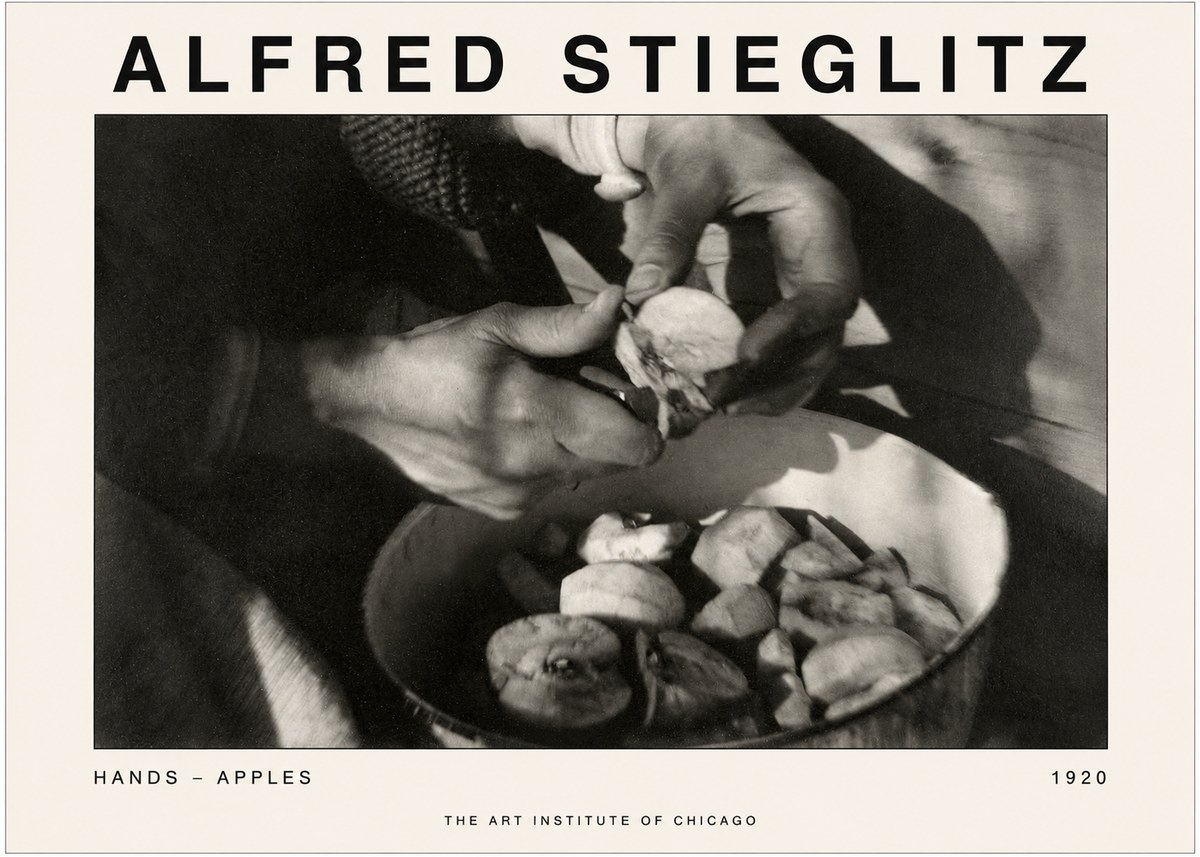 Alfred Stieglitz Hands - Apples No1 - Poszter