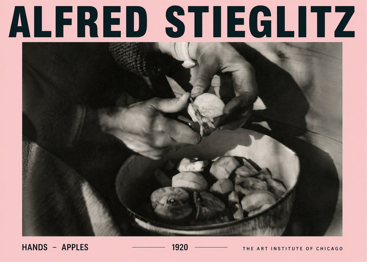 Alfred Stieglitz Hands - Apples No4 - Poszter