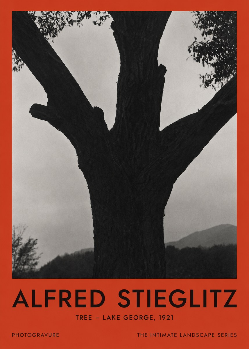 Alfred Stieglitz Tree - Lake George, 1921 No2 - Poszter
