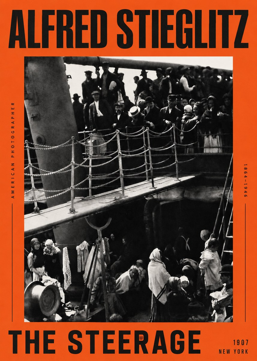 Alfred Stieglitz The Steerage – 1907 No2 - Poszter