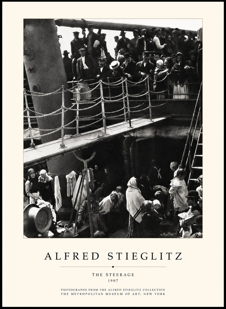 Alfred Stieglitz The Steerage – 1907 No5 - Poszter