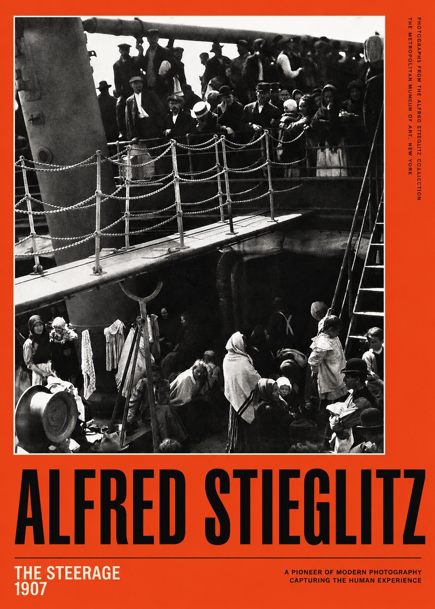 Alfred Stieglitz The Steerage – 1907 No6 - Poszter