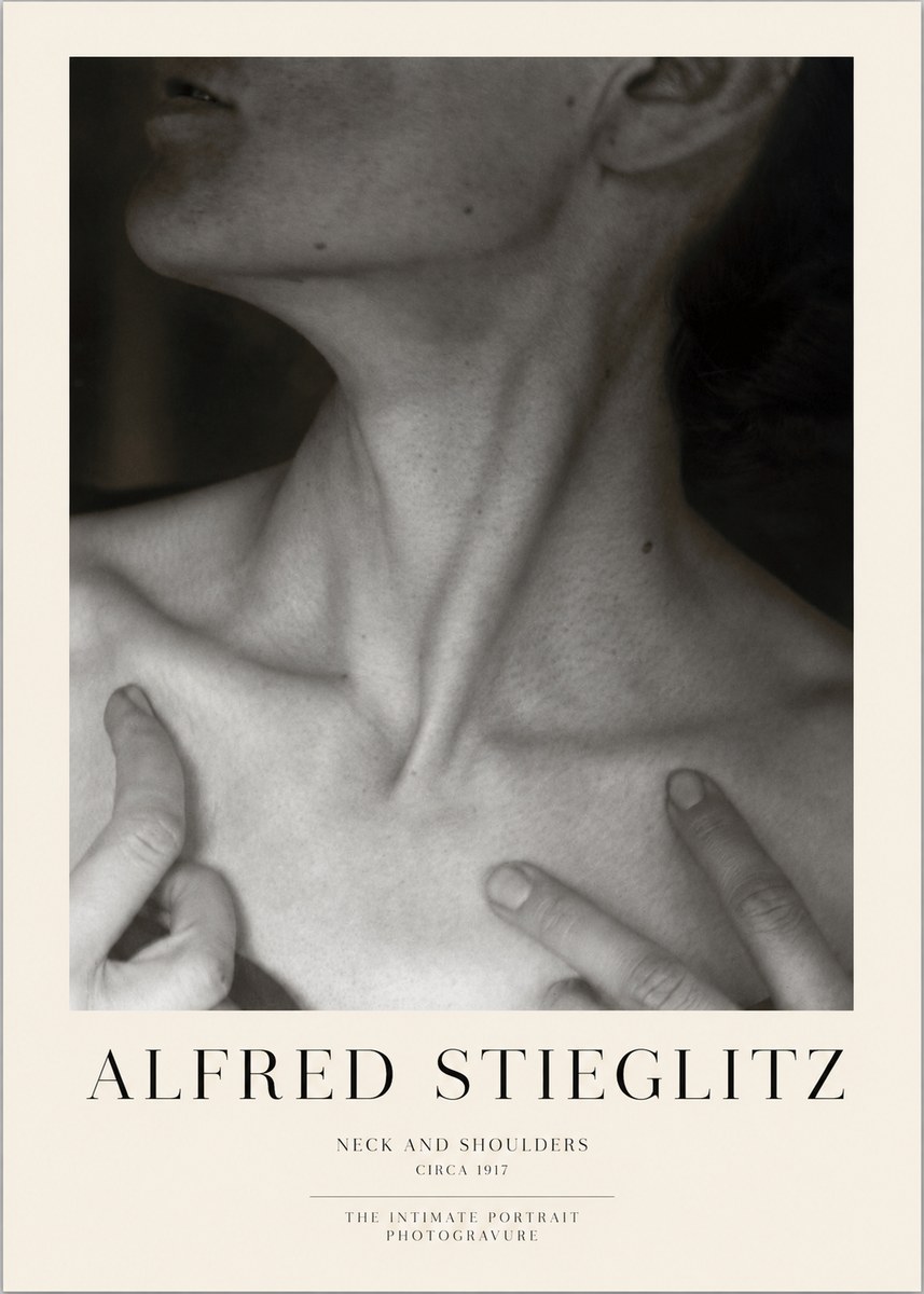 Alfred Stieglitz Neck and Shoulders No1 - Poszter