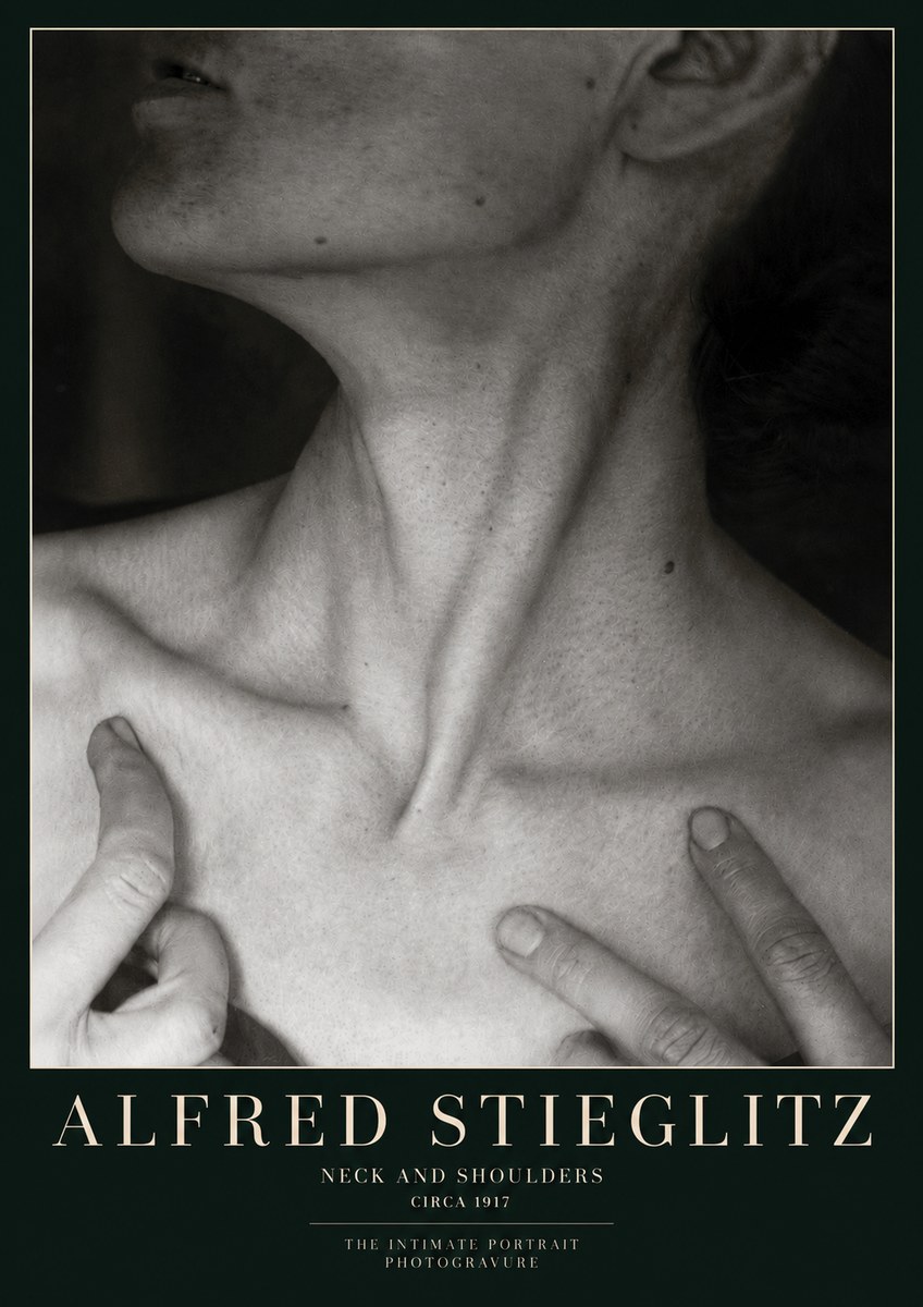 Alfred Stieglitz Neck and Shoulders No3 - Poszter