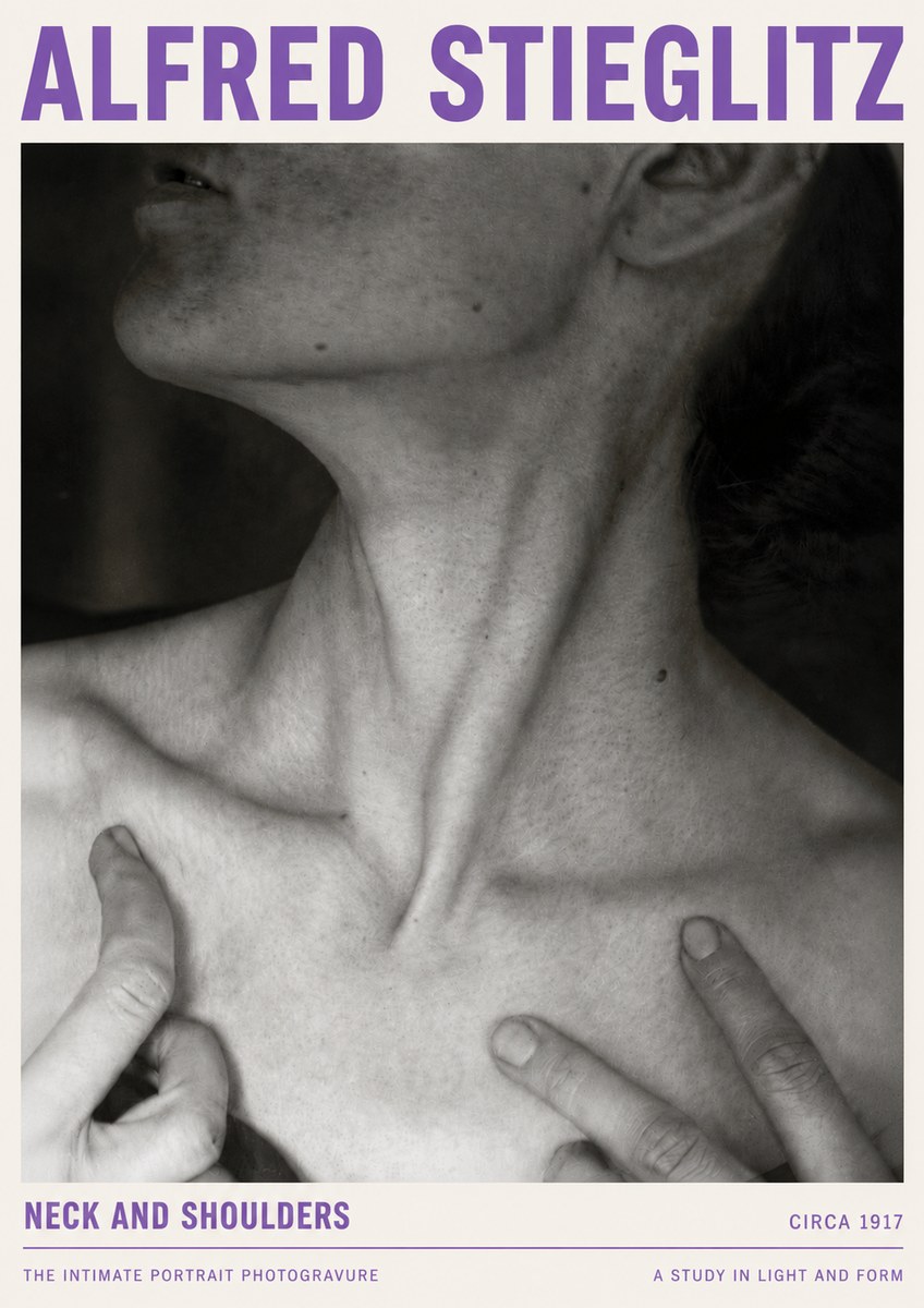 Alfred Stieglitz Neck and Shoulders No4 - Poszter