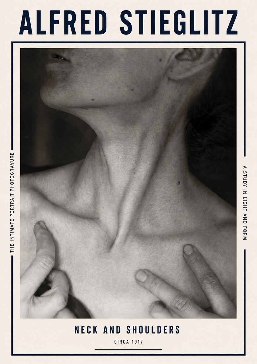 Alfred Stieglitz Neck and Shoulders No5 - Poszter