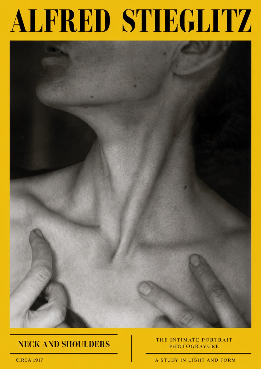 Alfred Stieglitz Neck and Shoulders No6 - Poszter