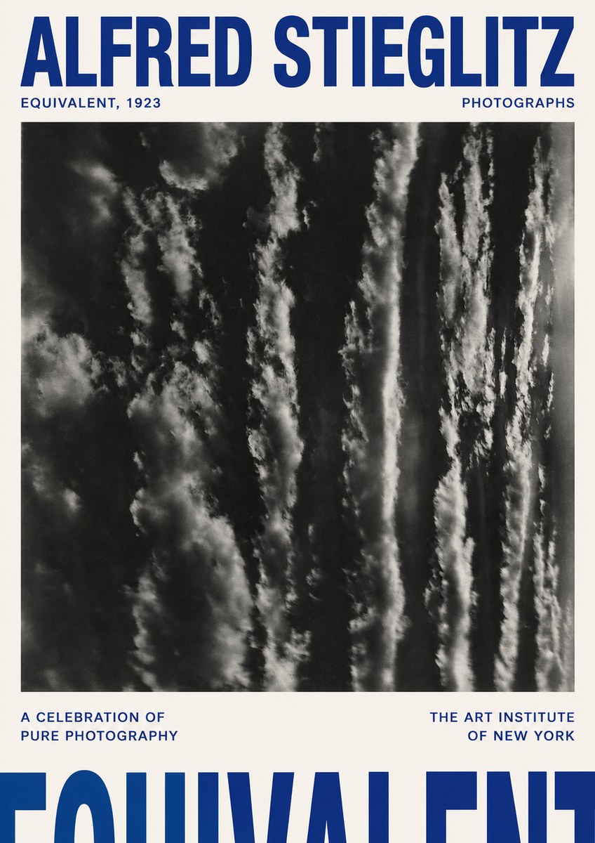 Alfred Stieglitz Equivalent I No4 - Poszter