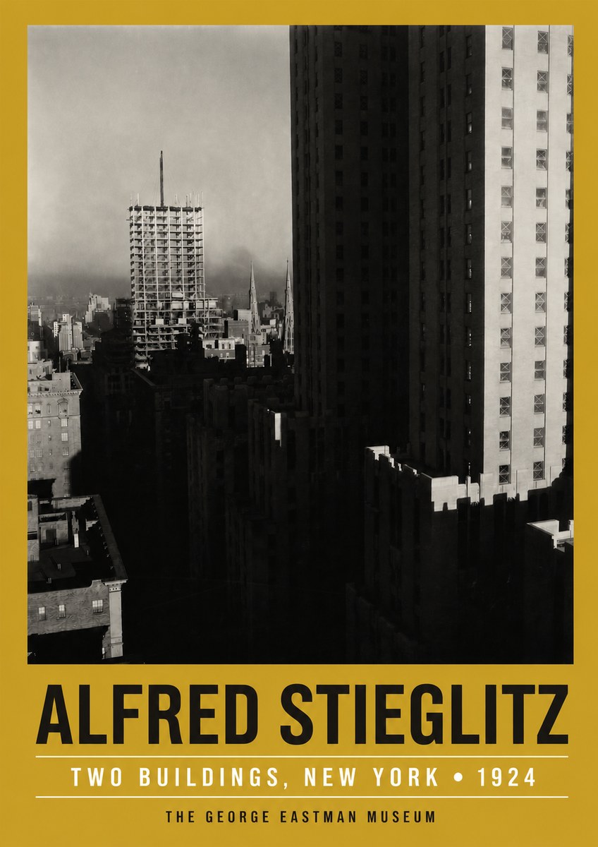 Alfred Stieglitz Two Buildings, New York No3 - Poszter