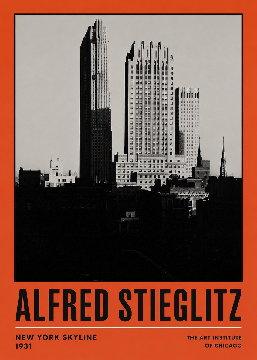 Alfred Stieglitz New York Skyline No2 - Poszter