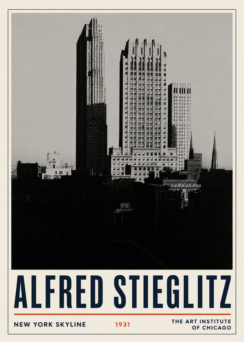 Alfred Stieglitz New York Skyline No3 - Poszter