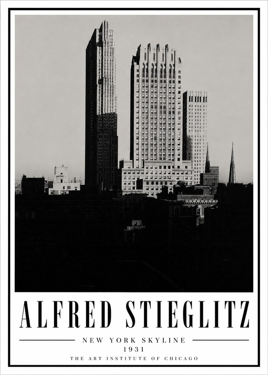 Alfred Stieglitz New York Skyline No5 - Poszter