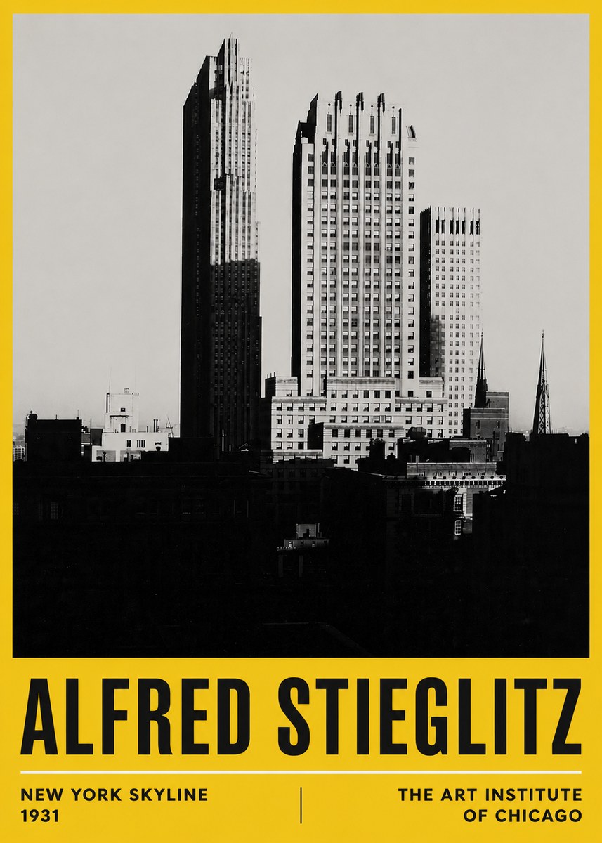 Alfred Stieglitz New York Skyline No6 - Poszter