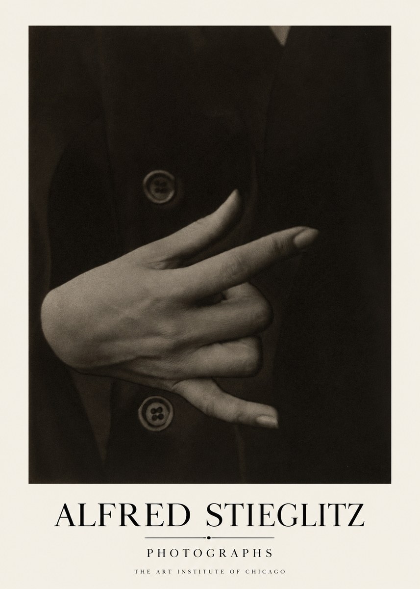 Alfred Stieglitz Hands No1 - Poszter