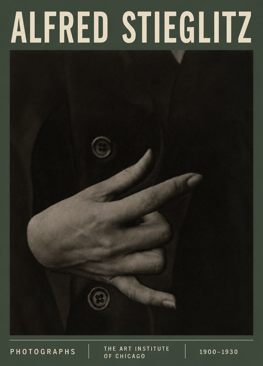 Alfred Stieglitz Hands No5 - Poszter