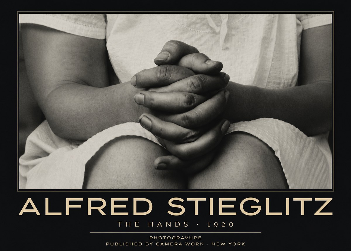 Alfred Stieglitz The Hands No3 - Poszter