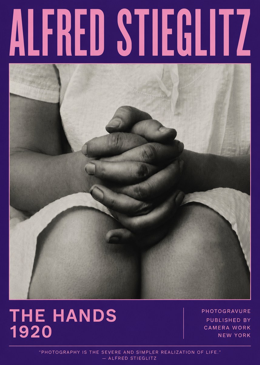 Alfred Stieglitz The Hands No6 - Poszter